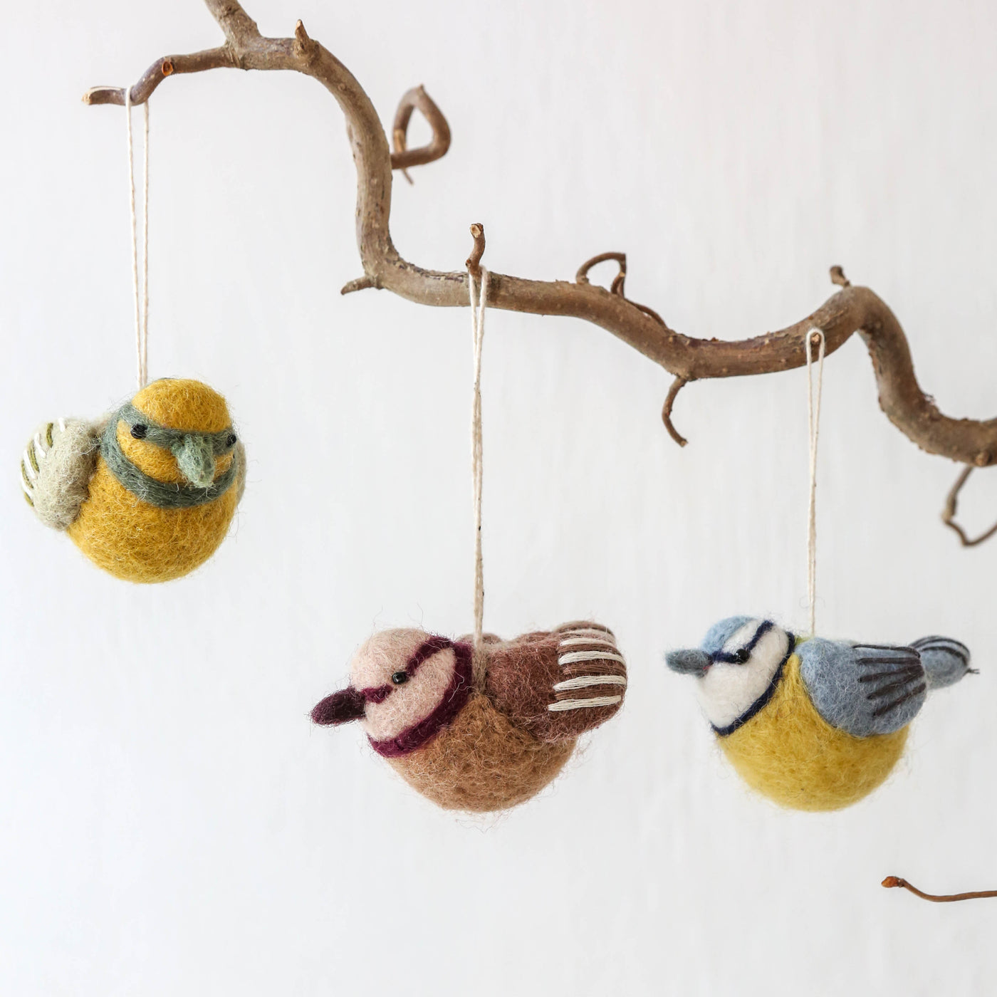 Felt Song Bird Hanging Decoration