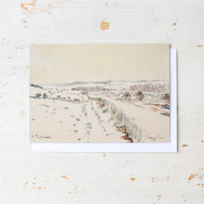 Camille Pissaro 'Eragny Under Snow' 10 Christmas Cards