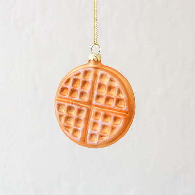 Blueberry Waffle Glass Tree Decoration