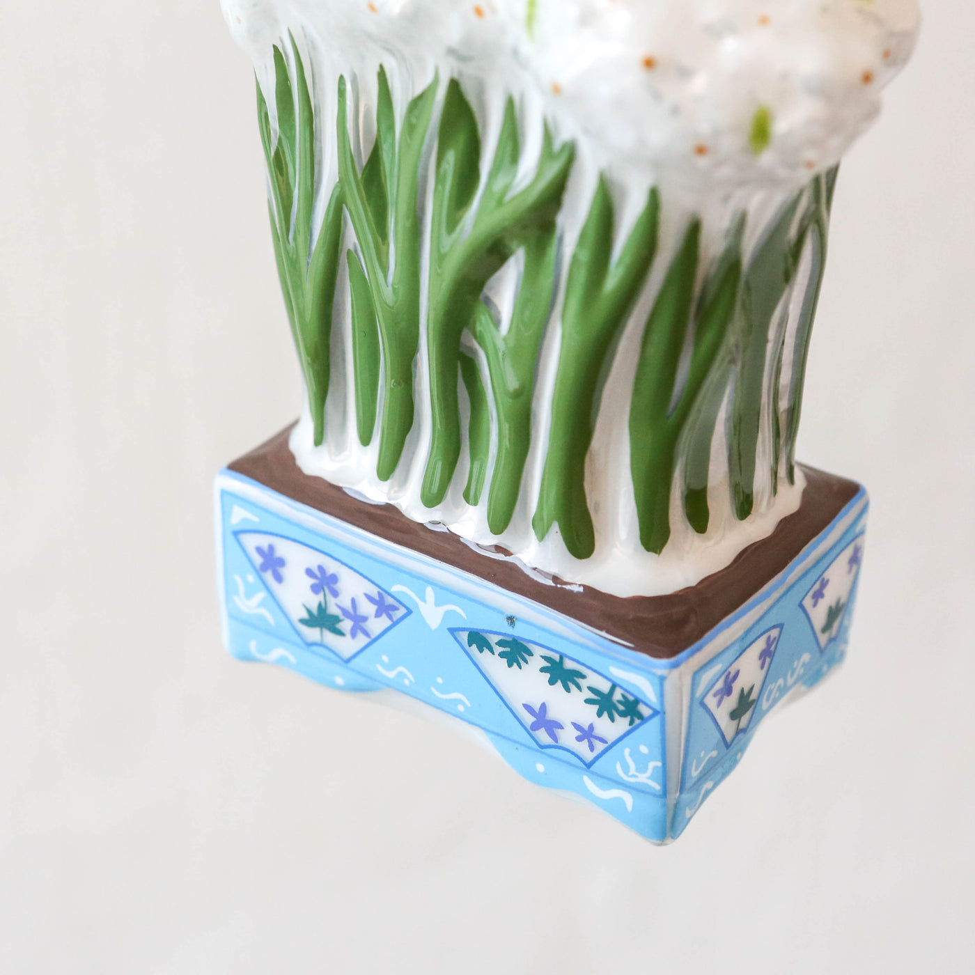 Potted Paperwhites Glass Tree Decoration