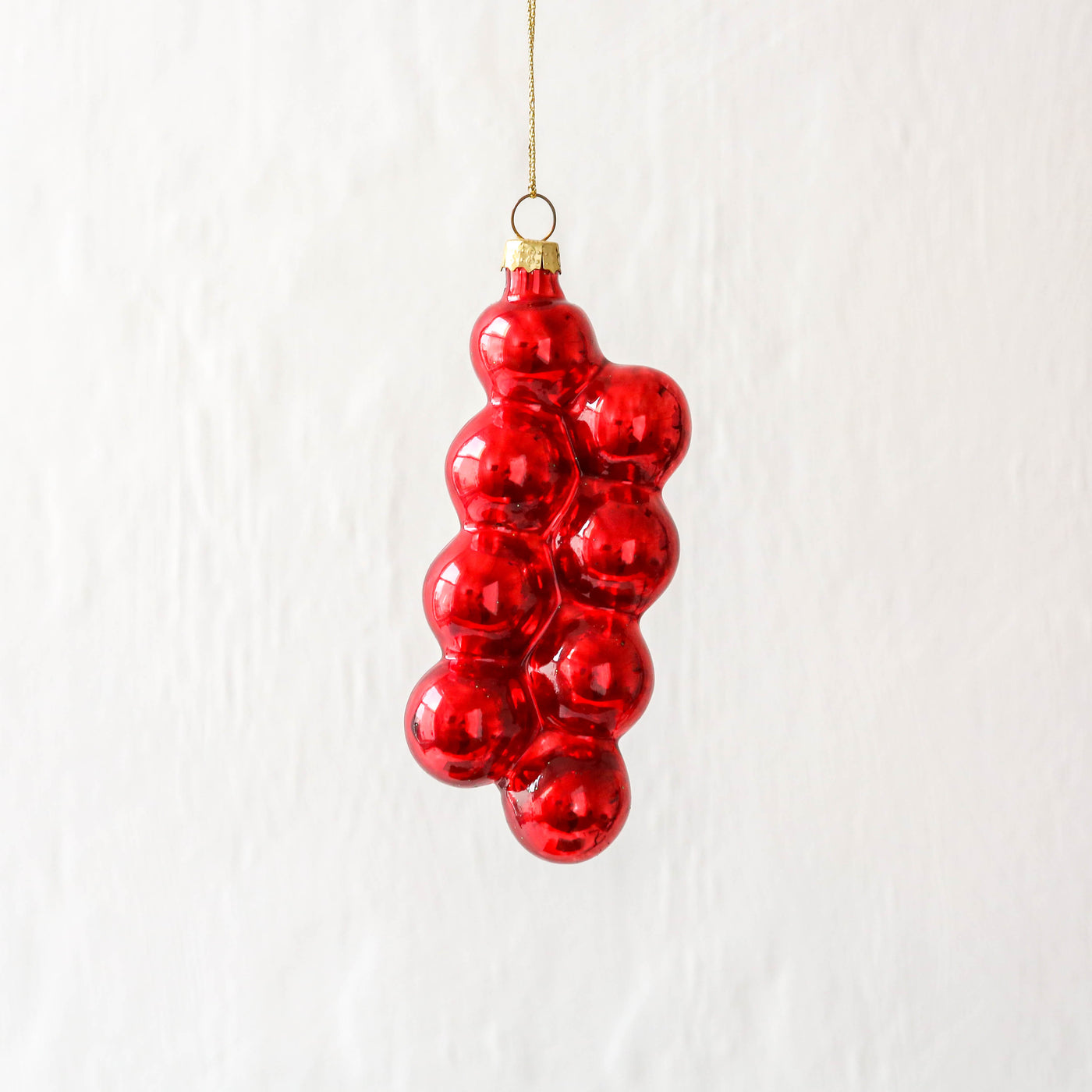 Cherry Tomatoes Glass Tree Decoration