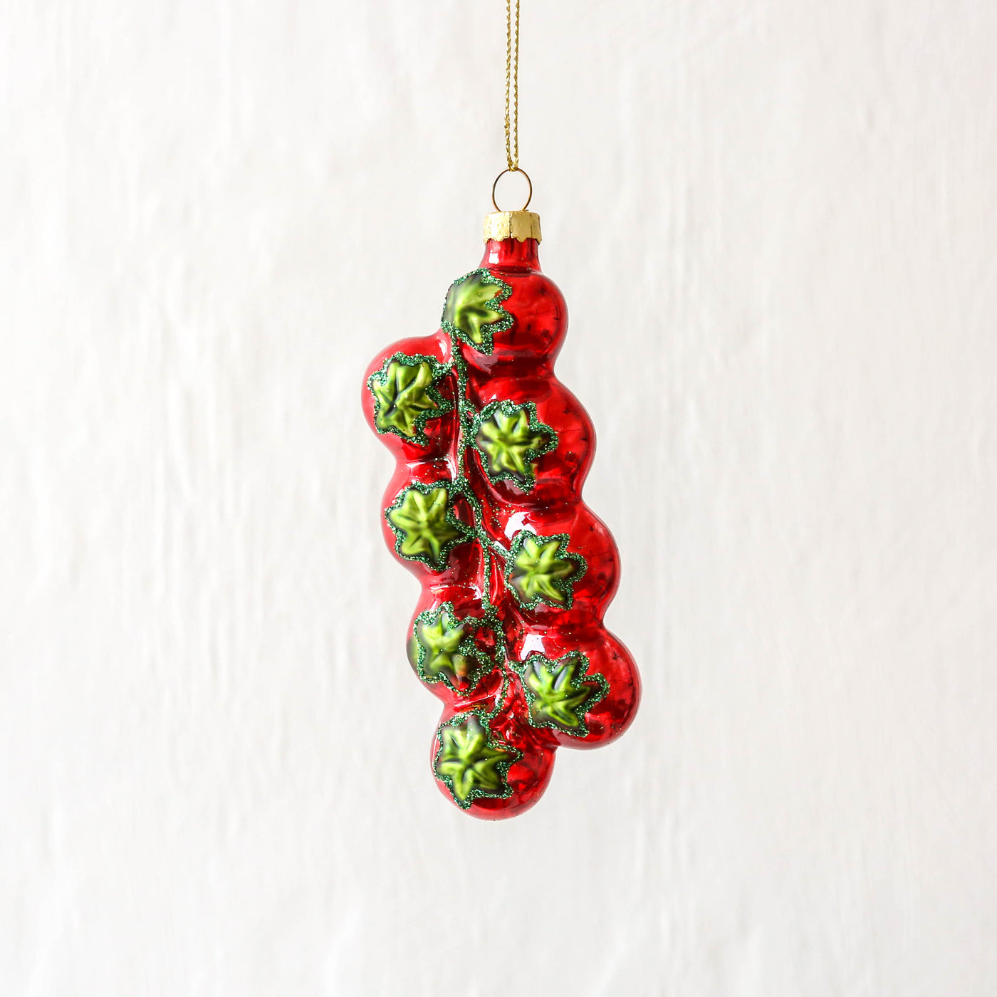 Cherry Tomatoes Glass Tree Decoration