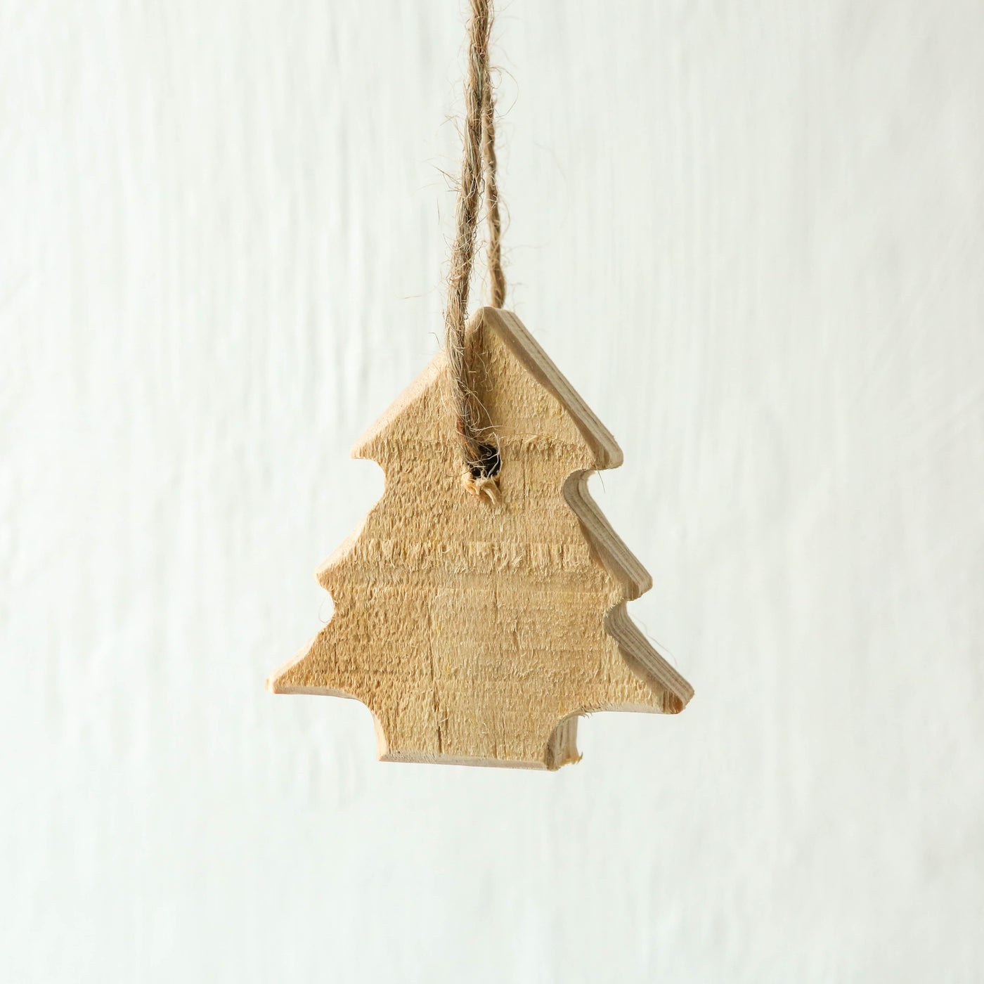 Rustic Wooden Tree Hanging Decoration with Jute String