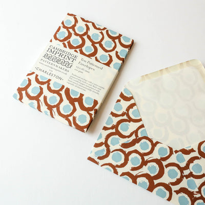 10 Cambridge Imprint Patterned Envelopes