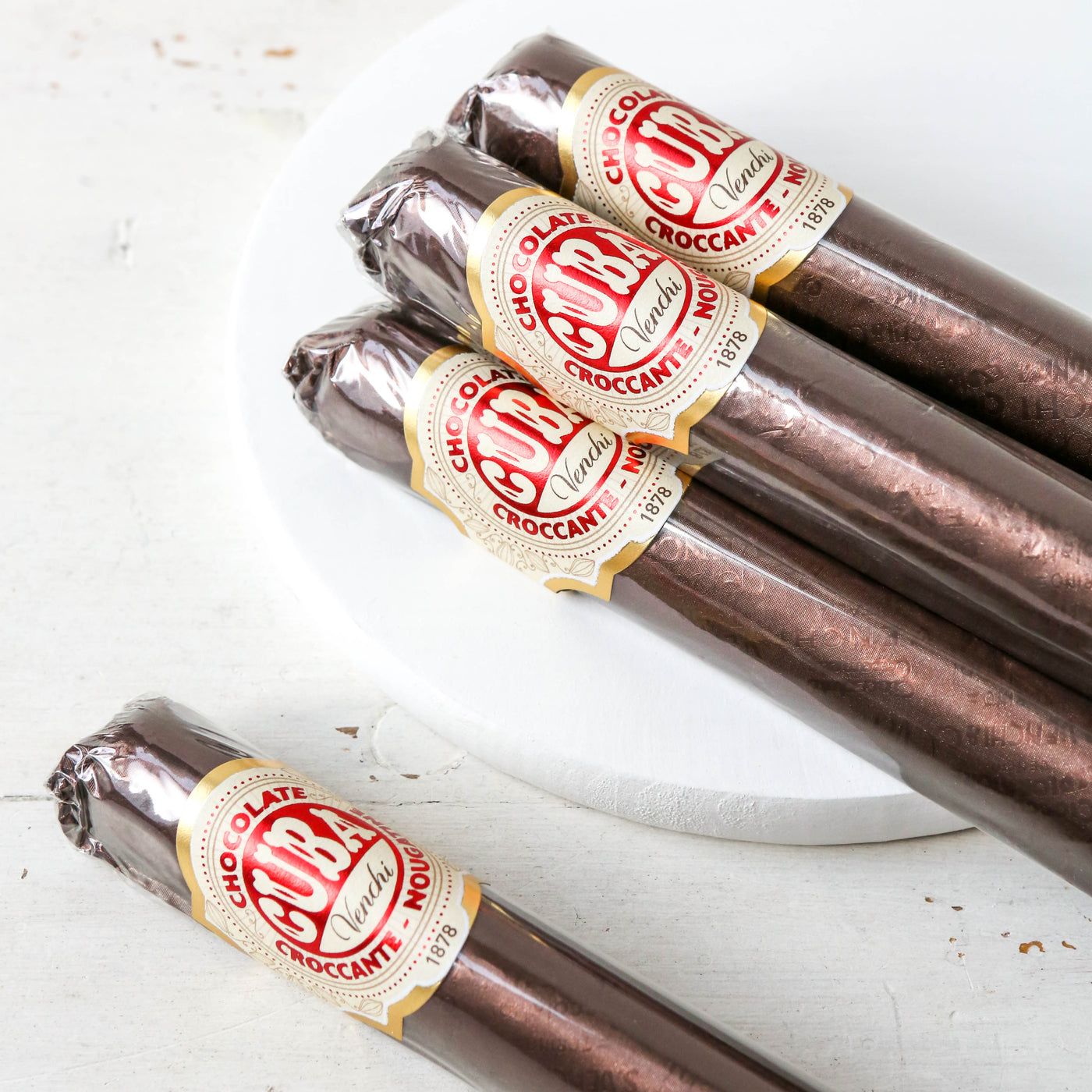 Italian Nougatine Chocolate Truffle Cigar