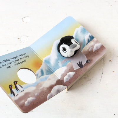 Finger Puppet Board Book - Baby Penguin