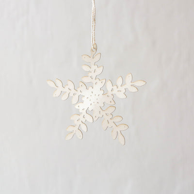 Paper Cut Snowflake Decorations