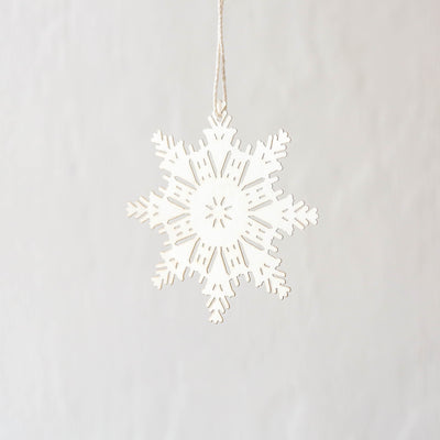 Paper Cut Snowflake Decorations