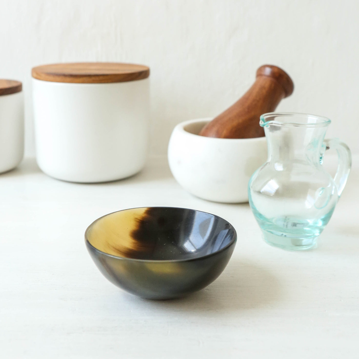 Marble Mortar & Wood Pestle