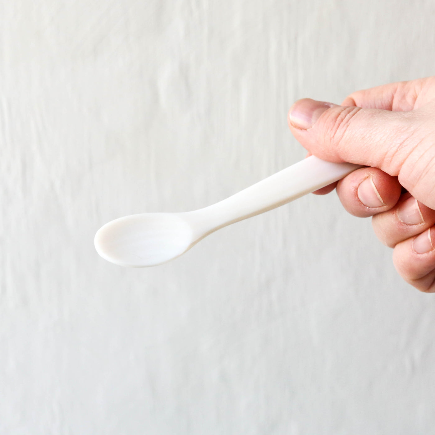 Sea Shell Teaspoon - White