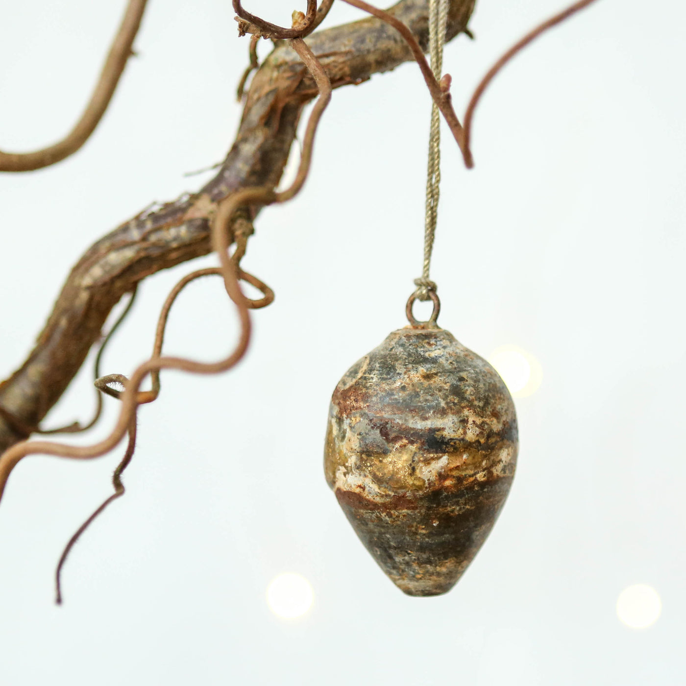 Abari Aged Zinc Bauble