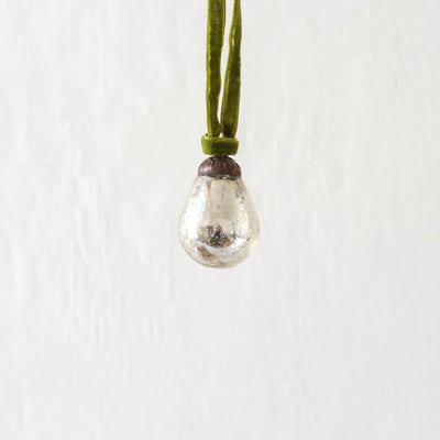 4cm Glass Pear Decoration