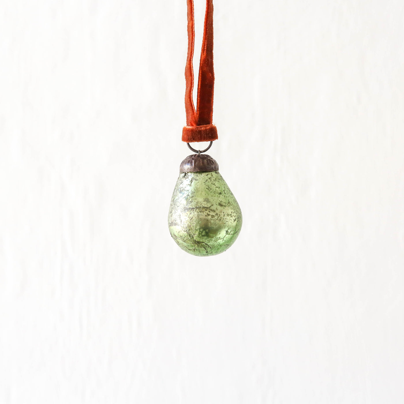 4cm Glass Pear Decoration