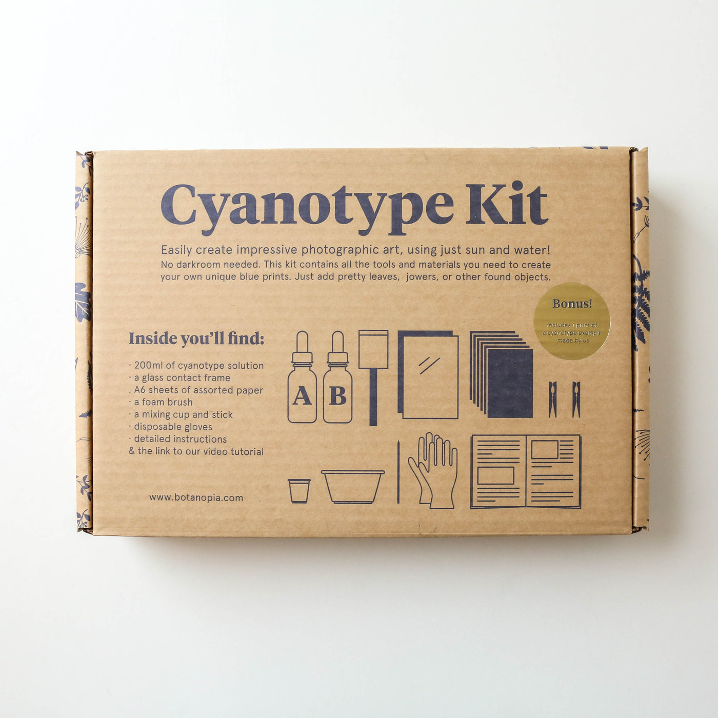 DIY - J'ai testé le cyanotype avec le kit cyanotype Botanopia
