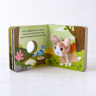 Finger Puppet Board Book - Baby Bunny