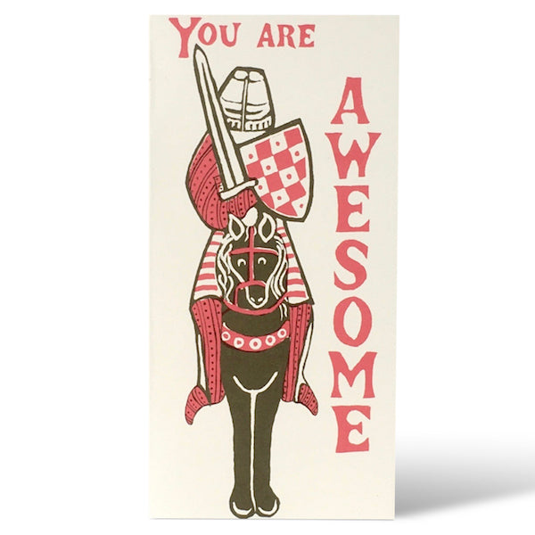 'You Are Awesome' Knight Greetings Card