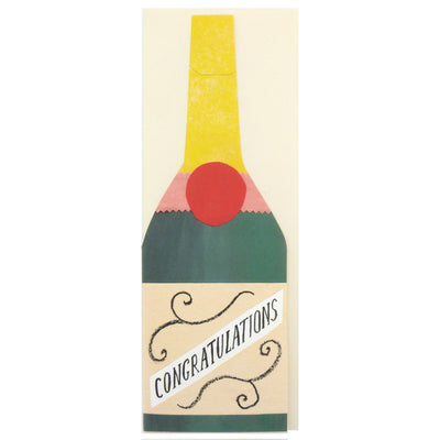 Champagne Congratulations Card