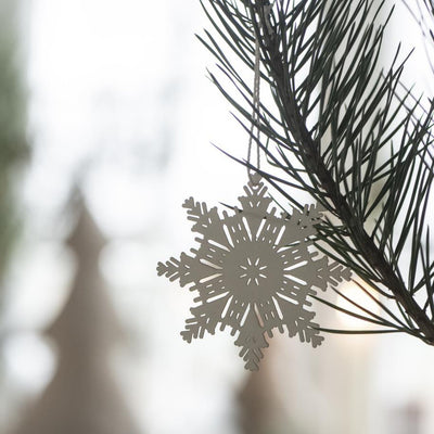 Paper Cut Snowflake Decorations