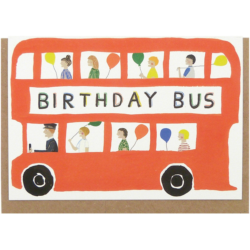 Birthday Bus Card