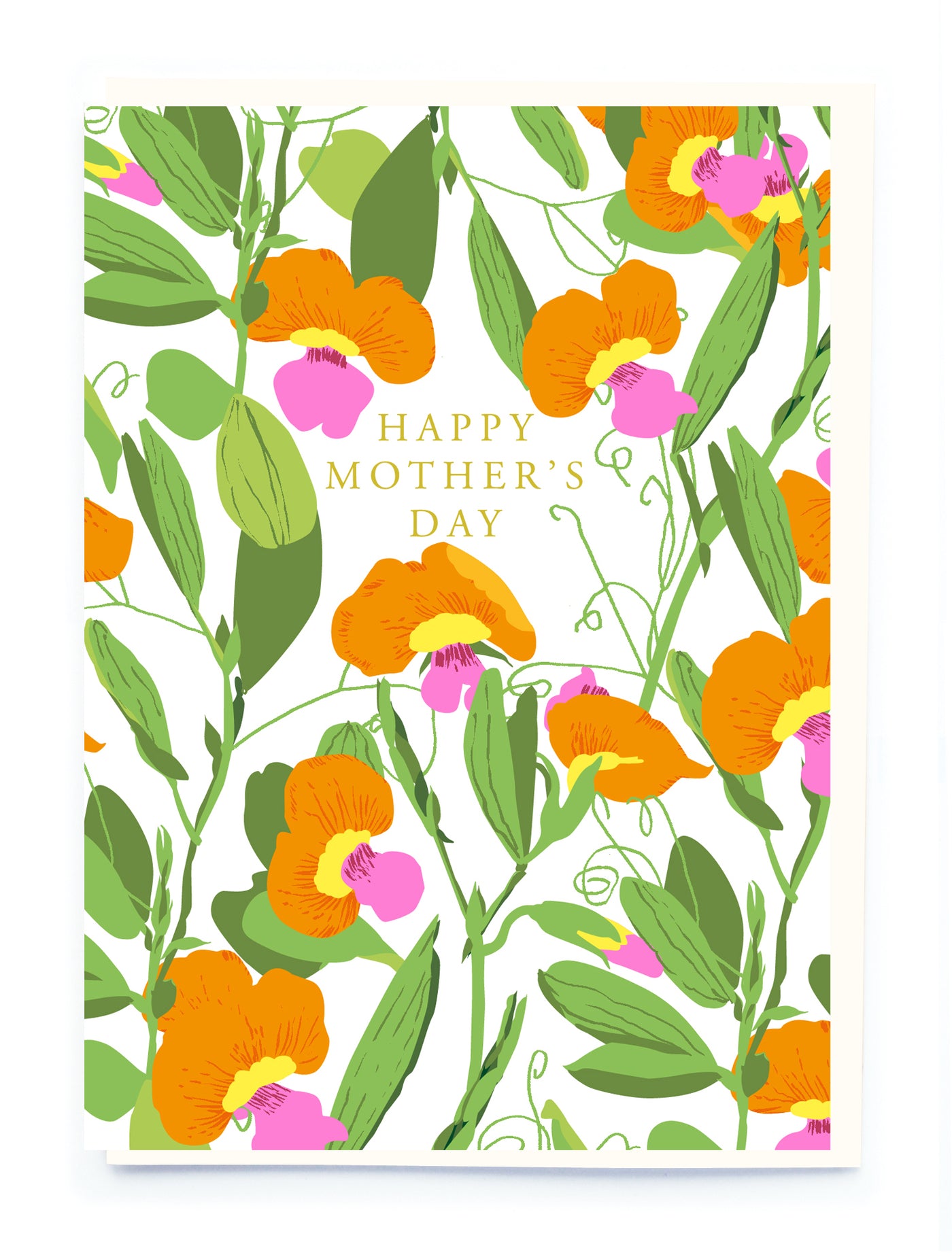 Mother's Day Sweet Pea Greetings Card