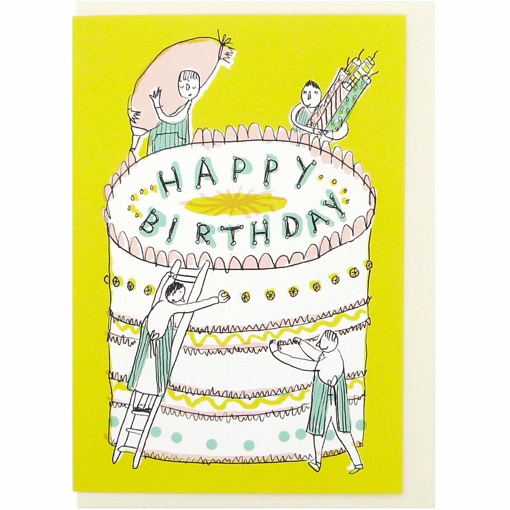 Massive Cake Birthday Card